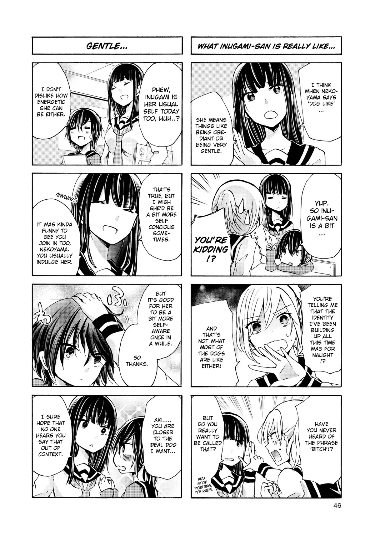 Inugami-san to Nekoyama-san Chapter 55 page 4 - Chapter 55