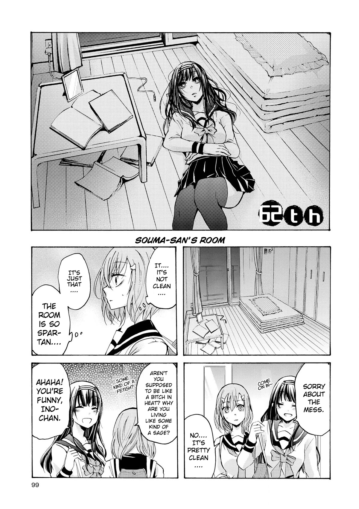 Inugami-san to Nekoyama-san Chapter 62 page 1 - Chapter 62
