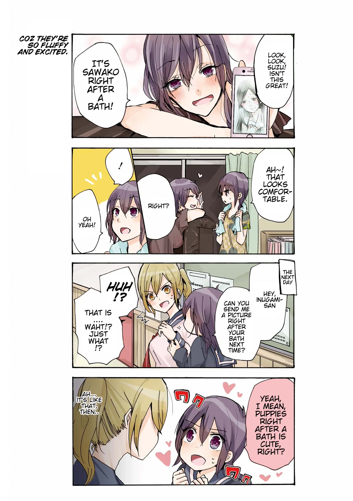 Inugami-san to Nekoyama-san Chapter 65.5 page 5 - Chapter 65.5: Volume Extras