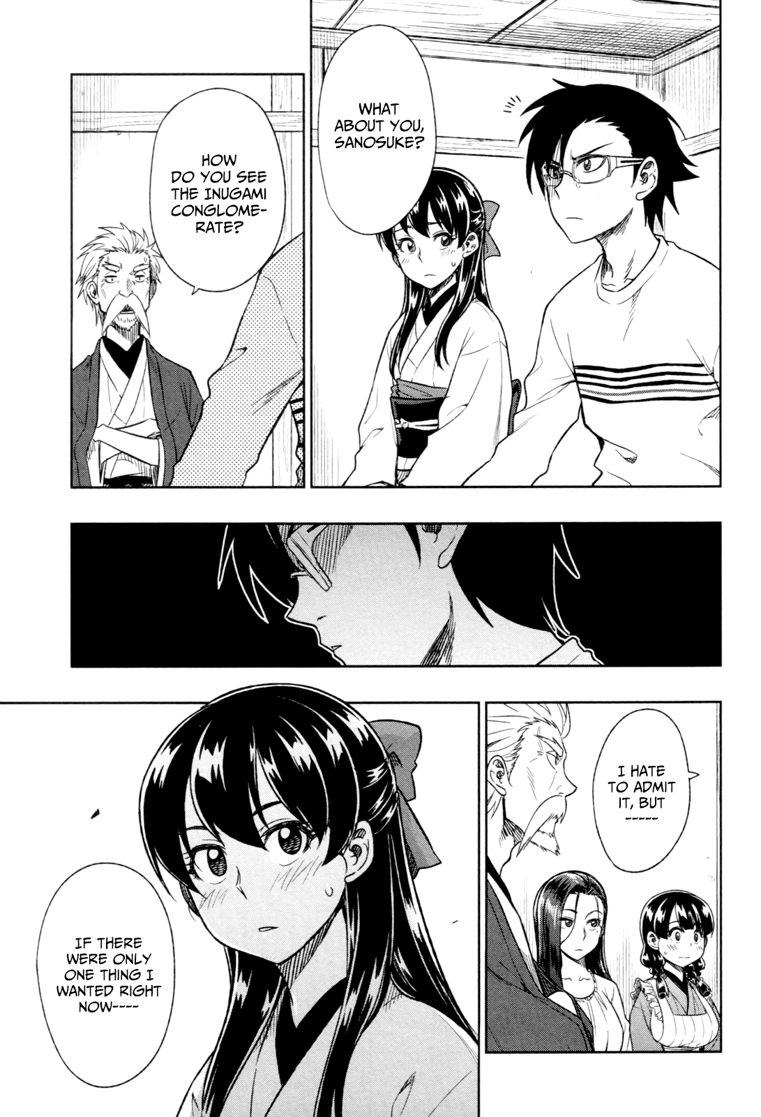 Inugami-san to Sarutobi-kun wa Naka ga Warui. Chapter 15 page 14 - Chapter 15: Let Me Decide!