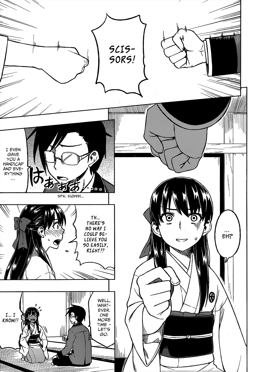 Inugami-san to Sarutobi-kun wa Naka ga Warui. Chapter 2 page 14 - Chapter 2: What Will You Bet?
