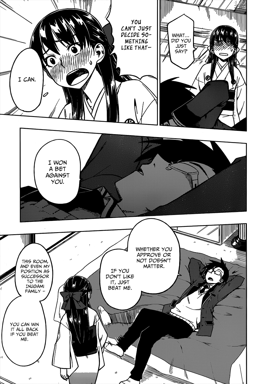 Inugami-san to Sarutobi-kun wa Naka ga Warui. Chapter 2 page 33 - Chapter 2: What Will You Bet?