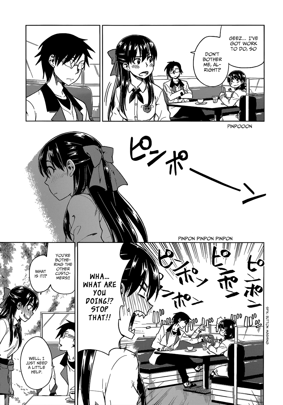 Inugami-san to Sarutobi-kun wa Naka ga Warui. Chapter 5 page 14 - Chapter 5: You Think I'd Let You See!?