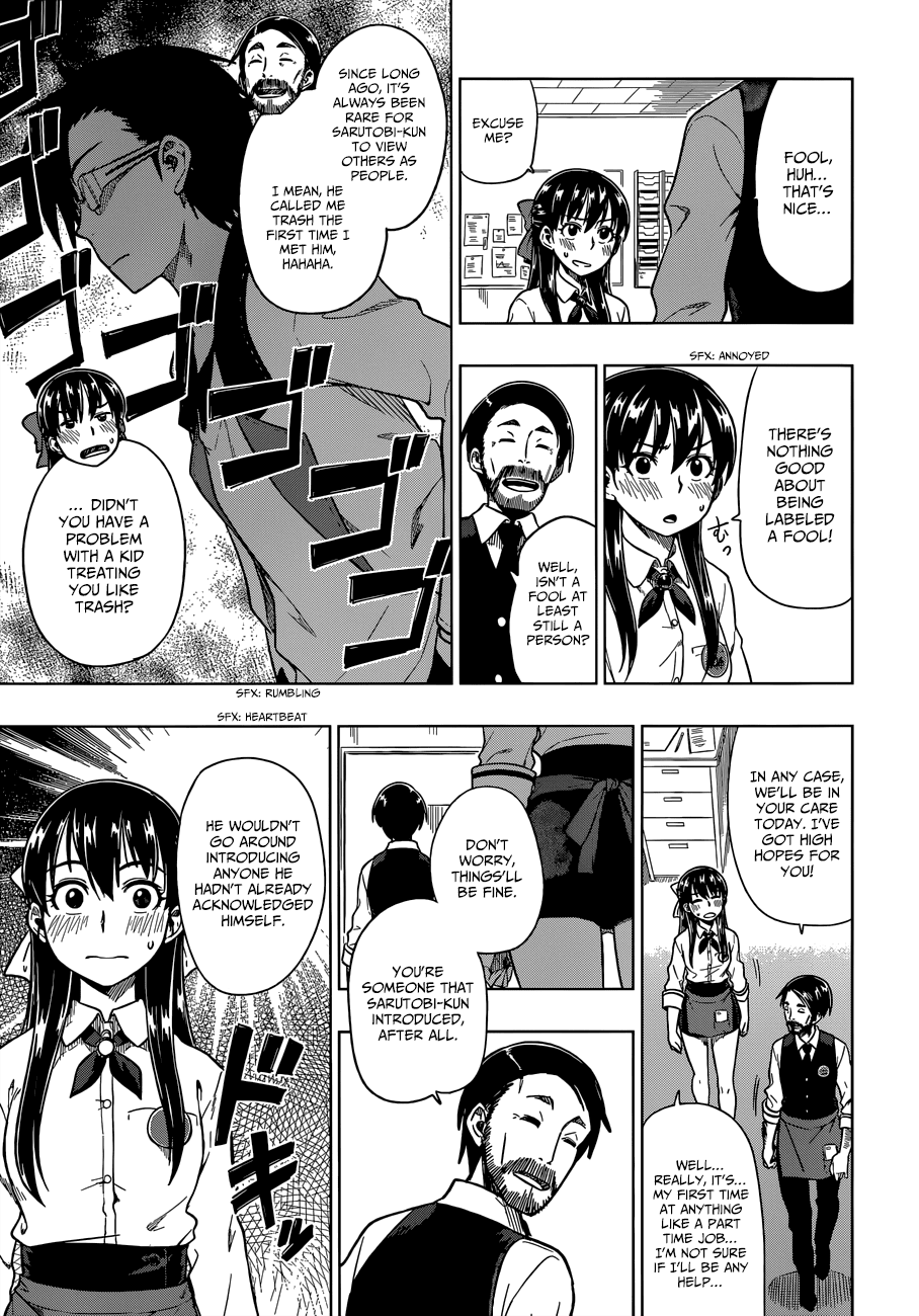 Inugami-san to Sarutobi-kun wa Naka ga Warui. Chapter 5 page 8 - Chapter 5: You Think I'd Let You See!?