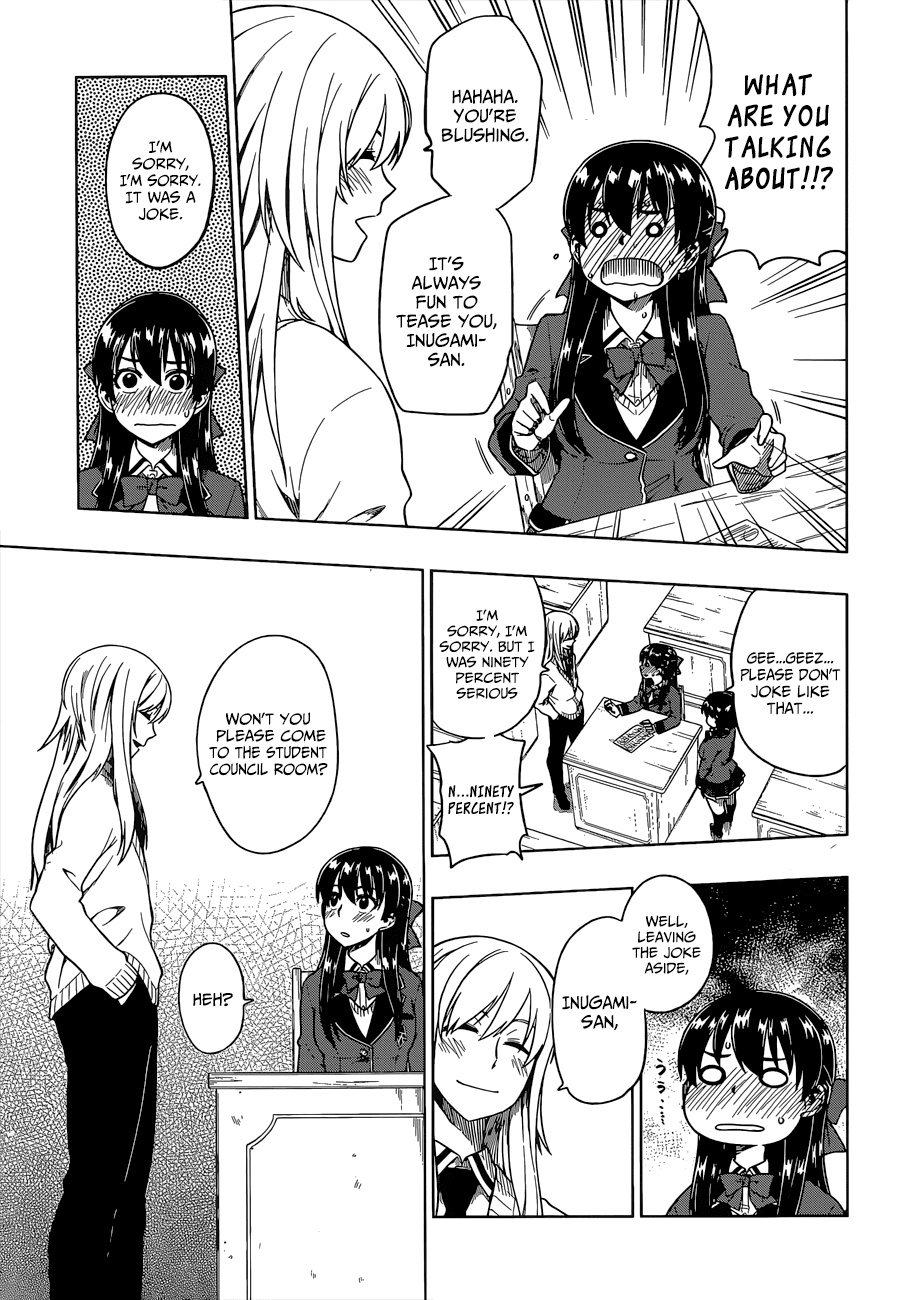 Inugami-san to Sarutobi-kun wa Naka ga Warui. Chapter 8 page 16 - Chapter 8: I Will Let You Win