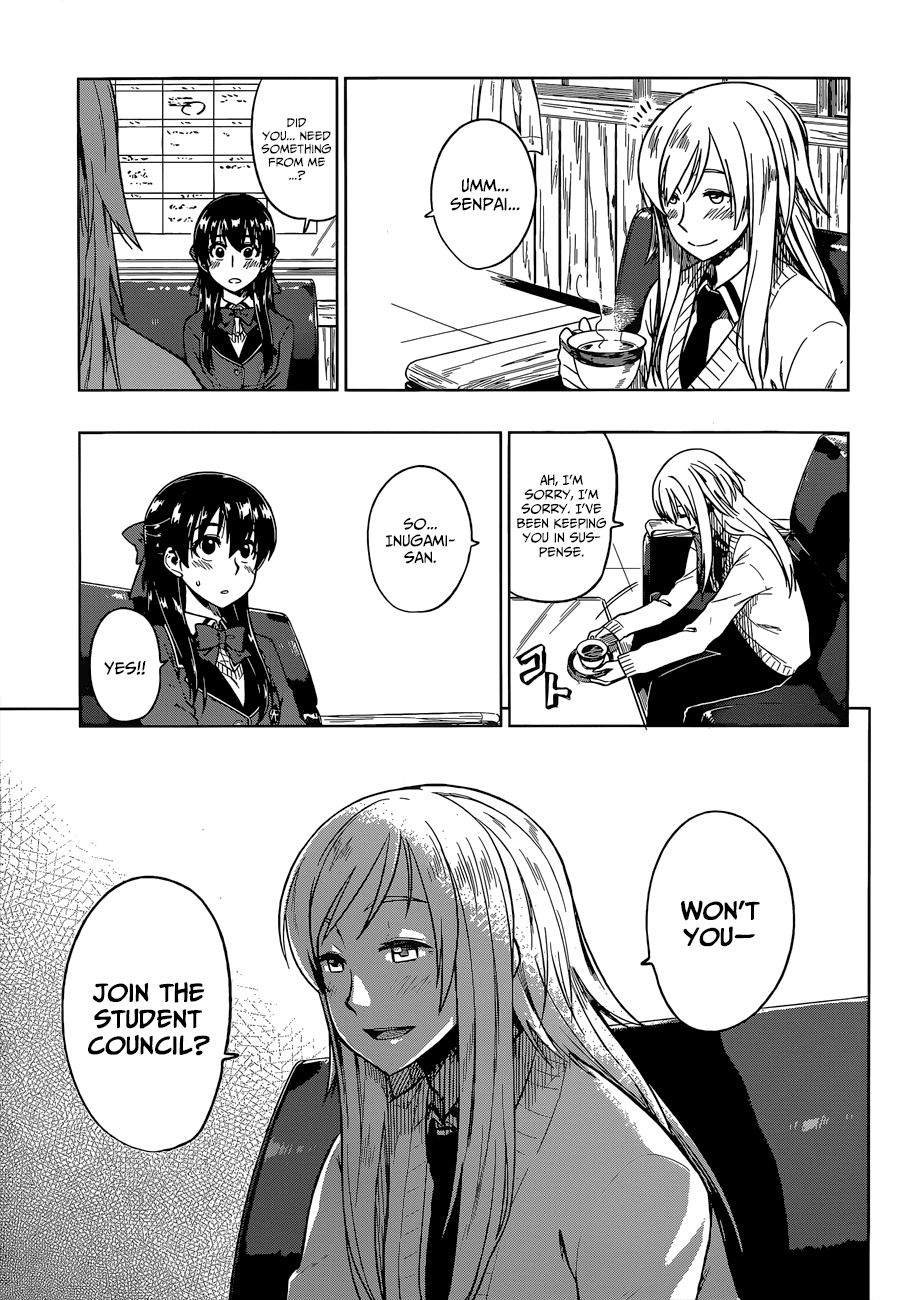 Inugami-san to Sarutobi-kun wa Naka ga Warui. Chapter 8 page 20 - Chapter 8: I Will Let You Win