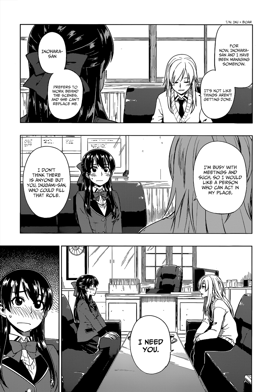 Inugami-san to Sarutobi-kun wa Naka ga Warui. Chapter 8 page 22 - Chapter 8: I Will Let You Win