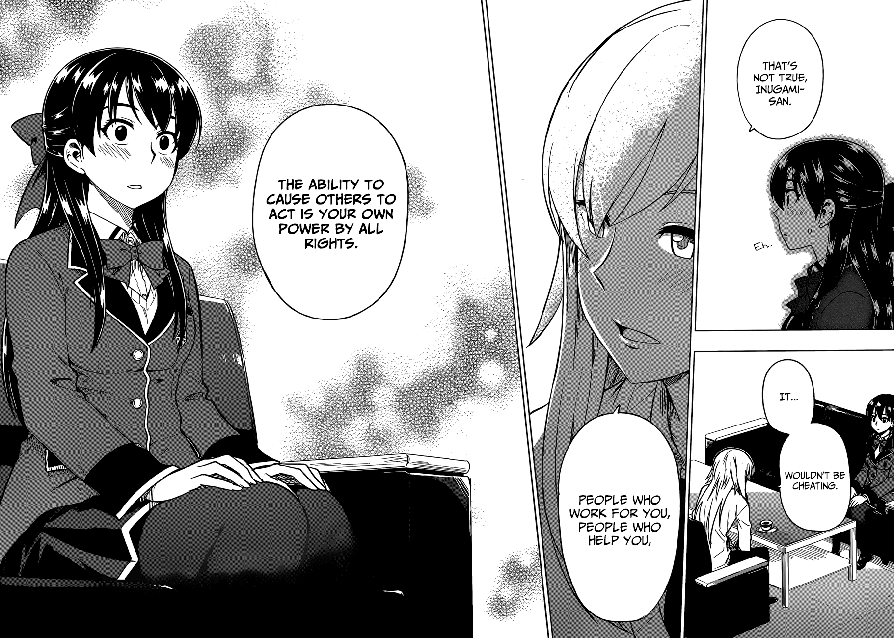 Inugami-san to Sarutobi-kun wa Naka ga Warui. Chapter 8 page 27 - Chapter 8: I Will Let You Win