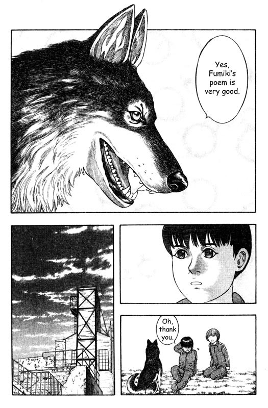 Inugami Chapter 19 page 35 - Chapter 19: Peace, Doubt, The World and a Poem