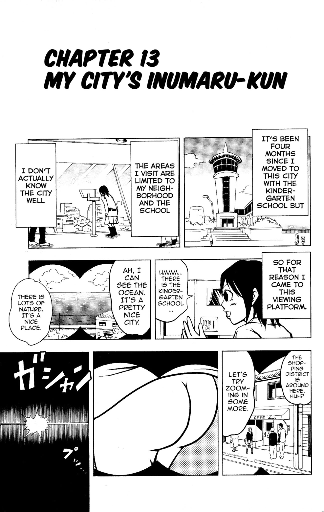 Inumarudashi Chapter 13 page 1 - Chapter 13: My City's Inumaru-kun