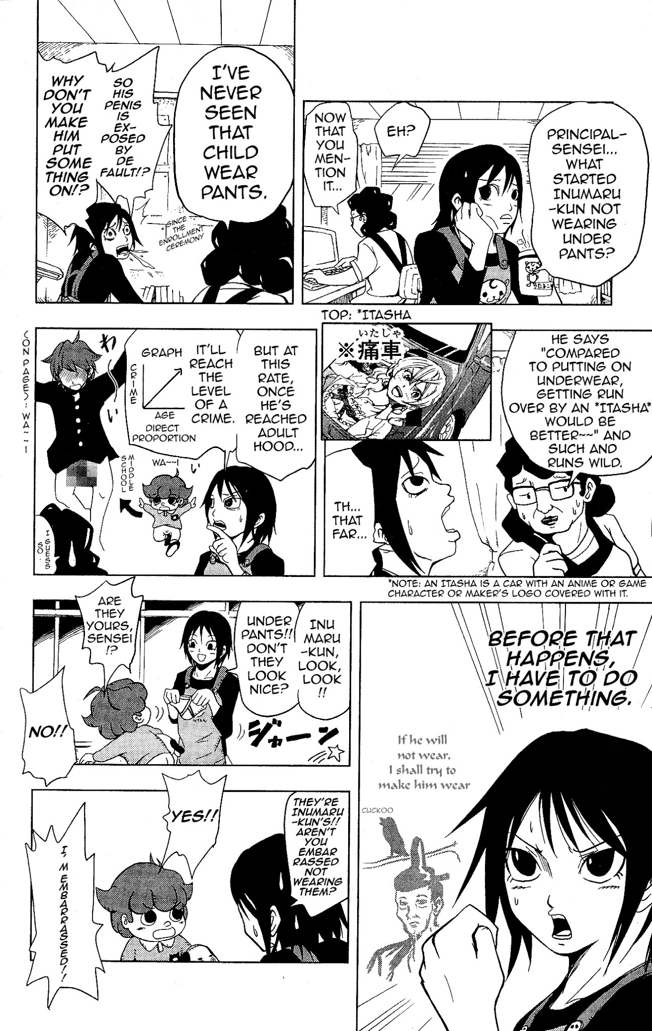 Inumarudashi Chapter 3 page 2 - Chapter 3: Inumaru-Kun VS. Pants