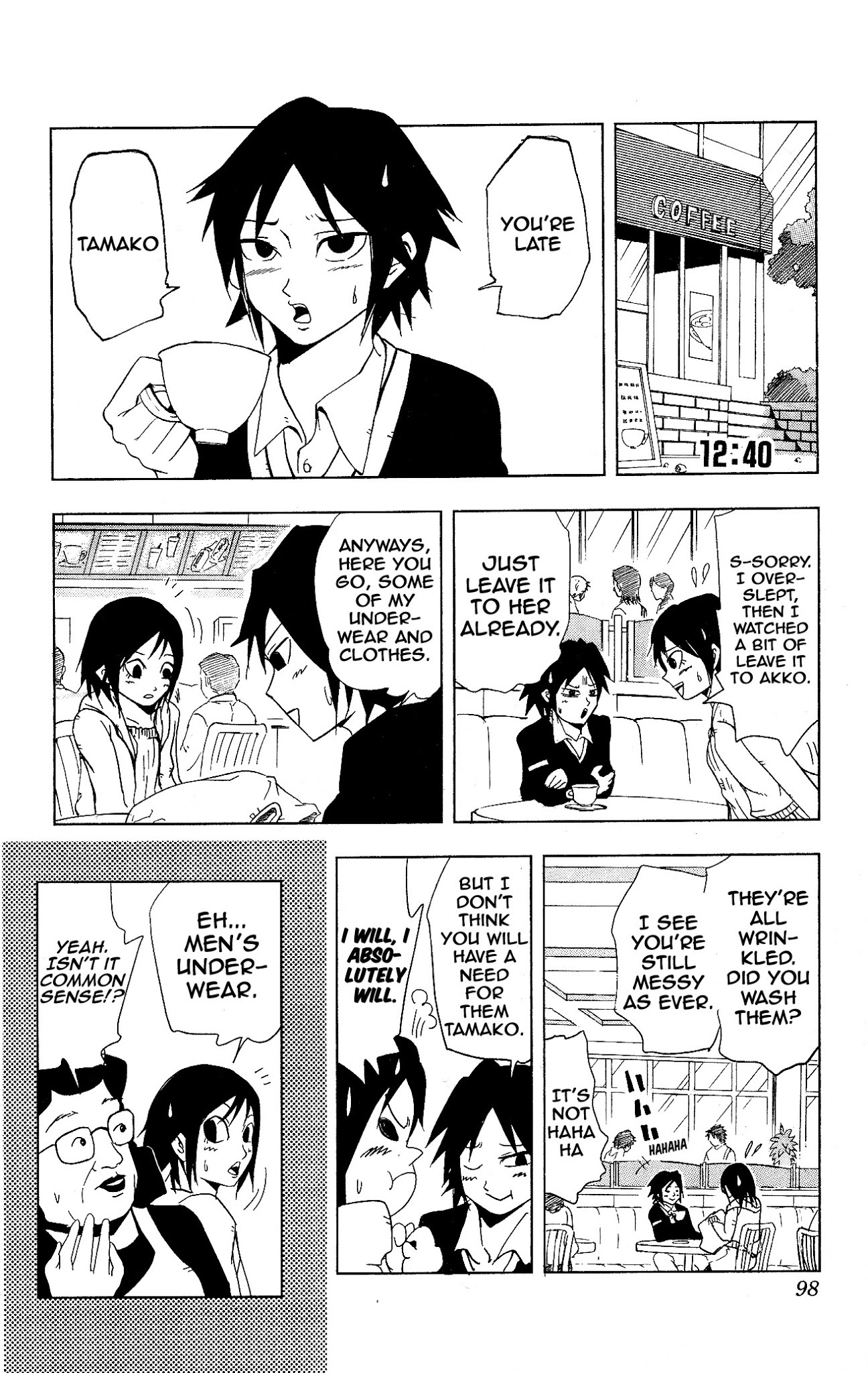 Inumarudashi Chapter 7.2 page 2 - Chapter 7.2: Tamako-Sensei's Sunday