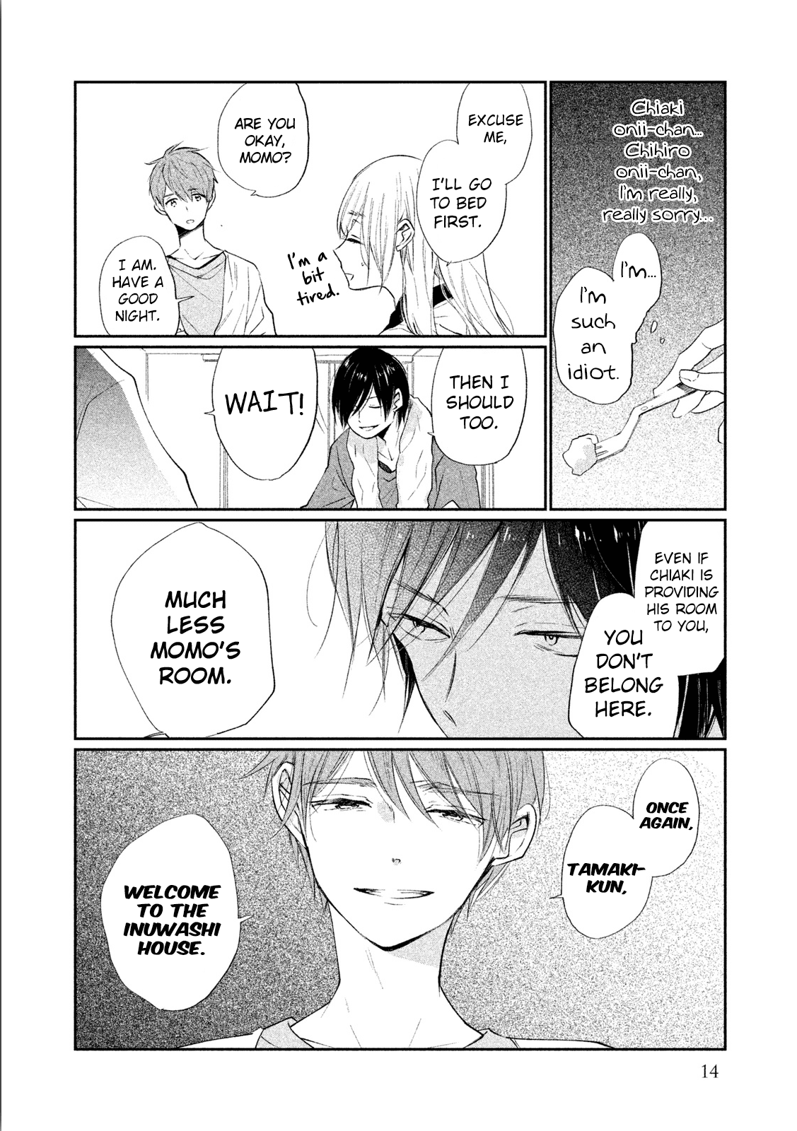 Inuwashi Momo wa Yuruganai Chapter 5 page 16 - Chapter 5: Fissure