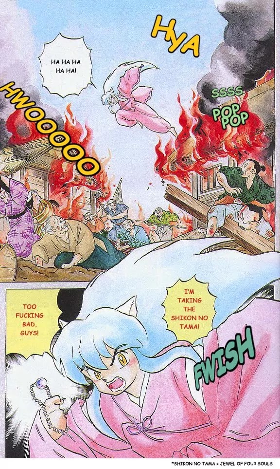 InuYasha Chapter 1 page 4 - Chapter 1: The Sealed-away Boy