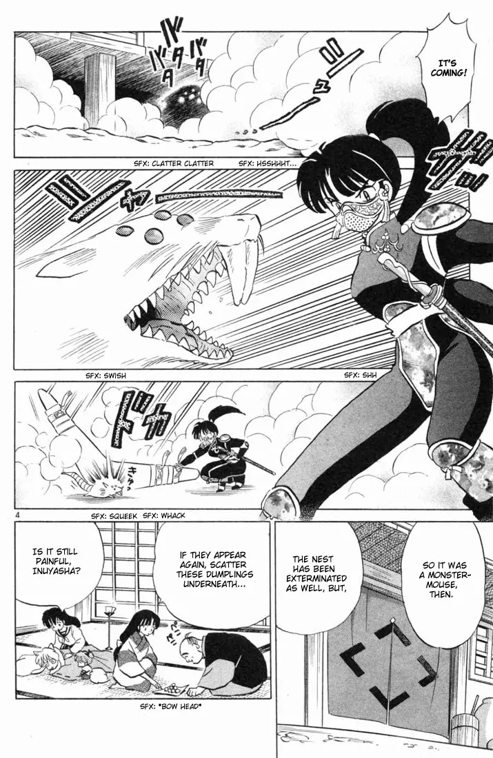 InuYasha Chapter 101 page 4 - Chapter 101: The Air-Rip Wound