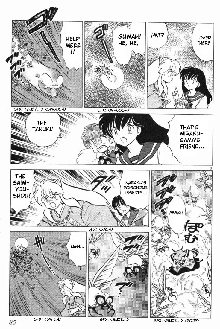 InuYasha Chapter 103 page 9 - Chapter 103: Rescue Miroku