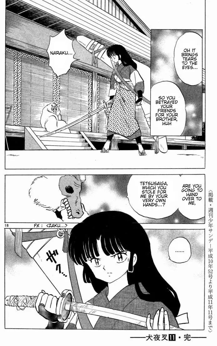InuYasha Chapter 108 page 18 - Chapter 108: Sango’s Betrayal