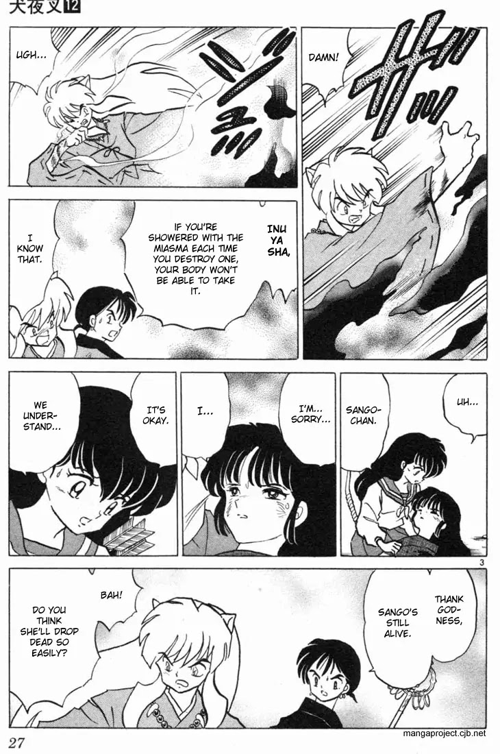 InuYasha Chapter 110 page 3 - Chapter 110: Miasma