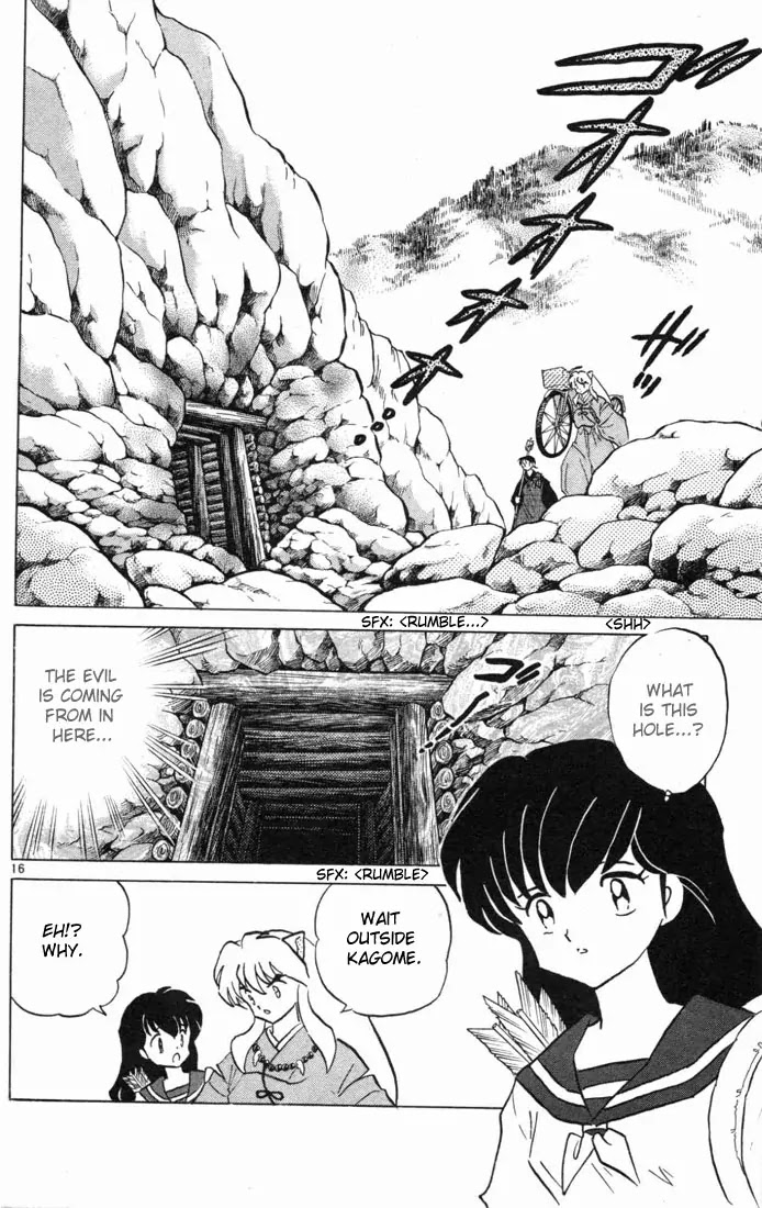 InuYasha Chapter 116 page 16 - Chapter 116: The Hole of Evil