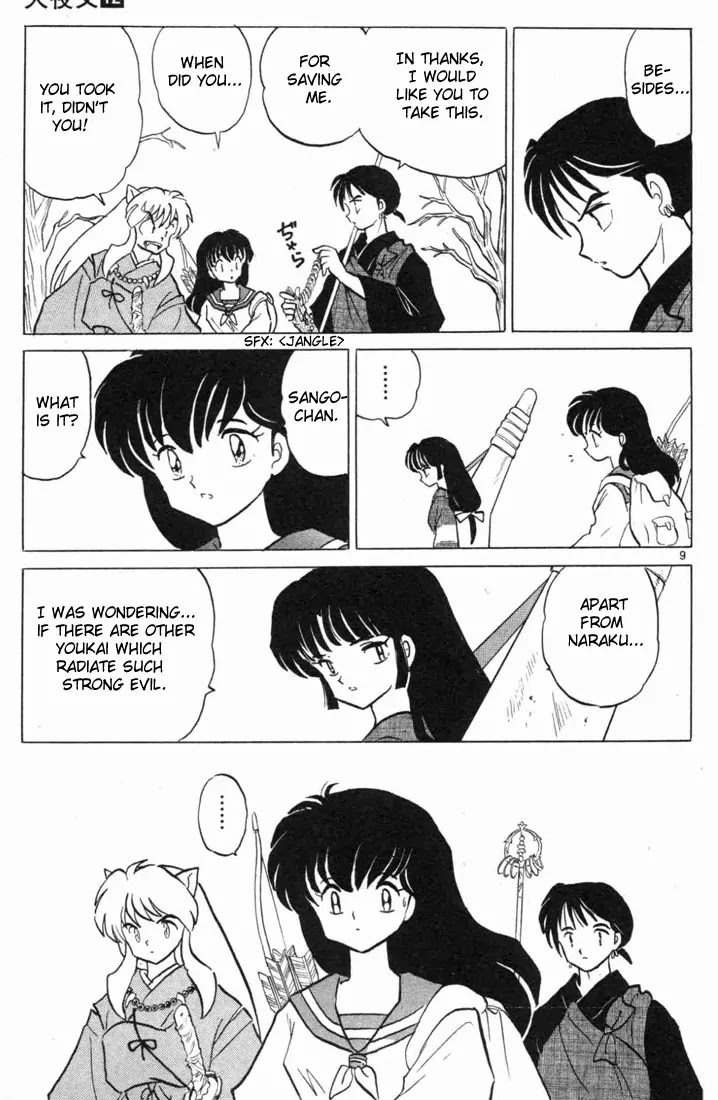 InuYasha Chapter 116 page 9 - Chapter 116: The Hole of Evil