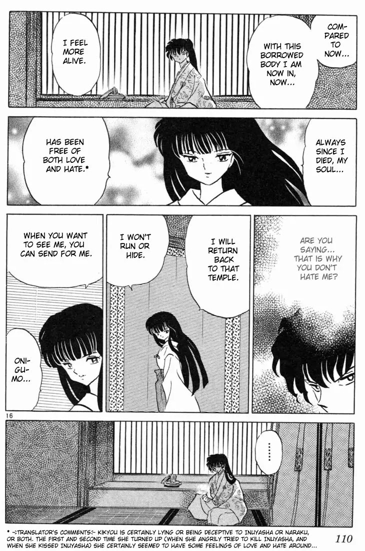 InuYasha Chapter 124 page 16 - Chapter 124: The True Naraku