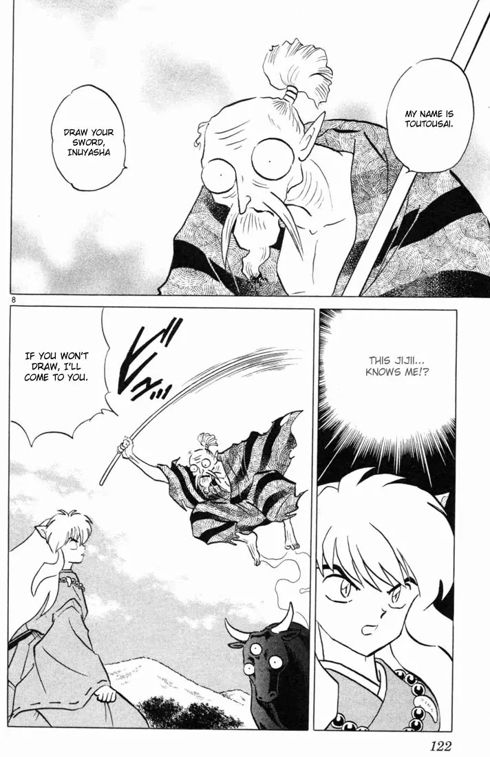 InuYasha Chapter 125 page 8 - Chapter 125: Toutousai