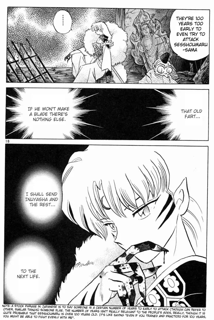 InuYasha Chapter 126 page 18 - Chapter 126: Tenseiga