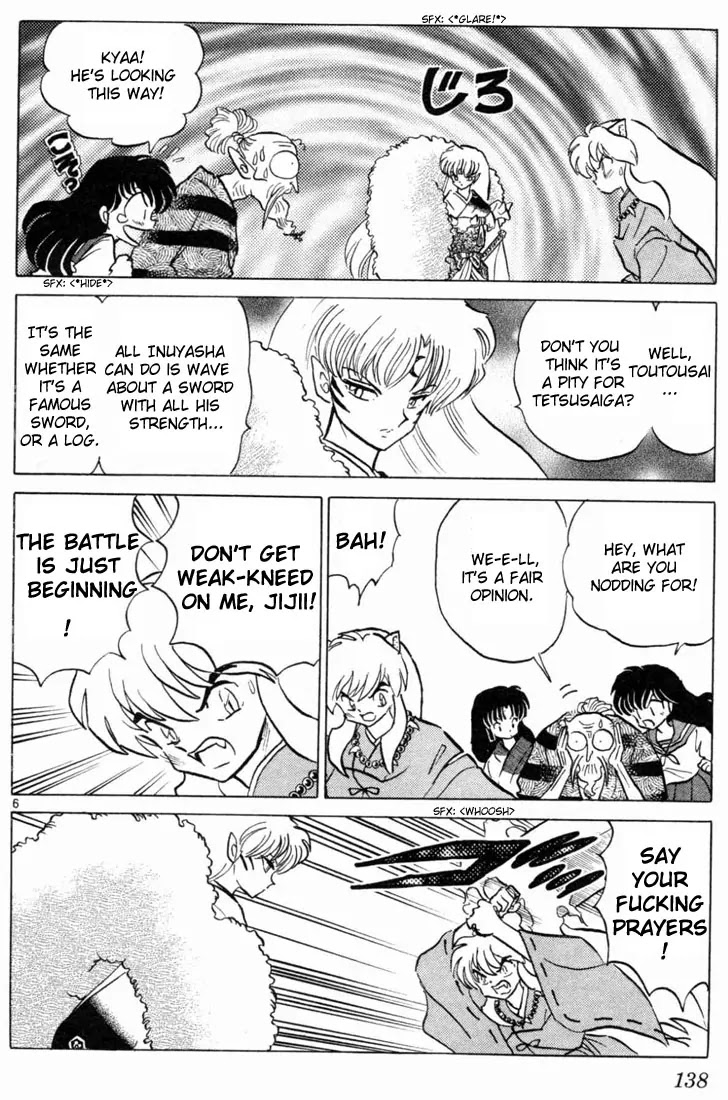 InuYasha Chapter 126 page 6 - Chapter 126: Tenseiga