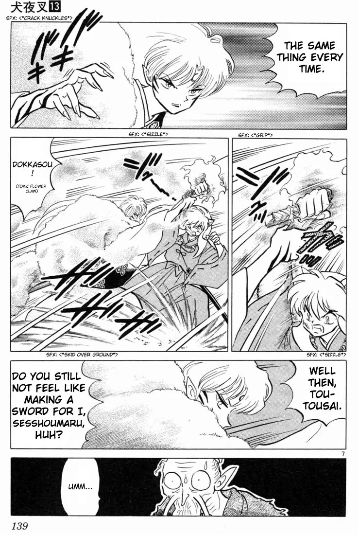 InuYasha Chapter 126 page 7 - Chapter 126: Tenseiga