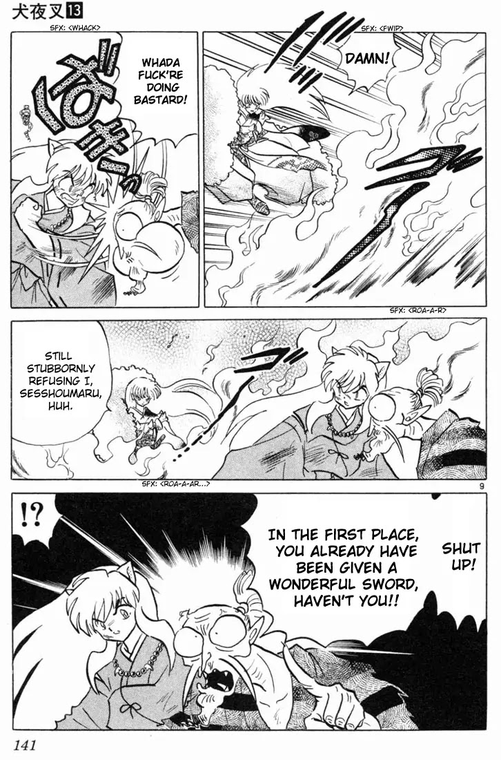 InuYasha Chapter 126 page 9 - Chapter 126: Tenseiga
