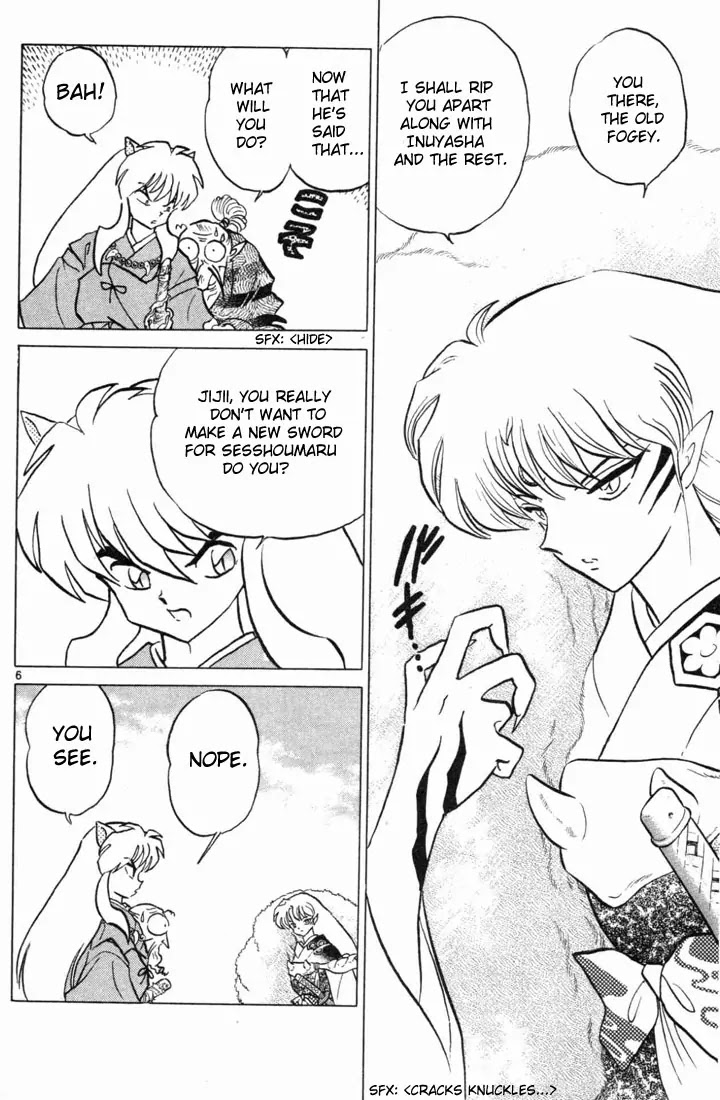 InuYasha Chapter 127 page 6 - Chapter 127: Cutting Wind