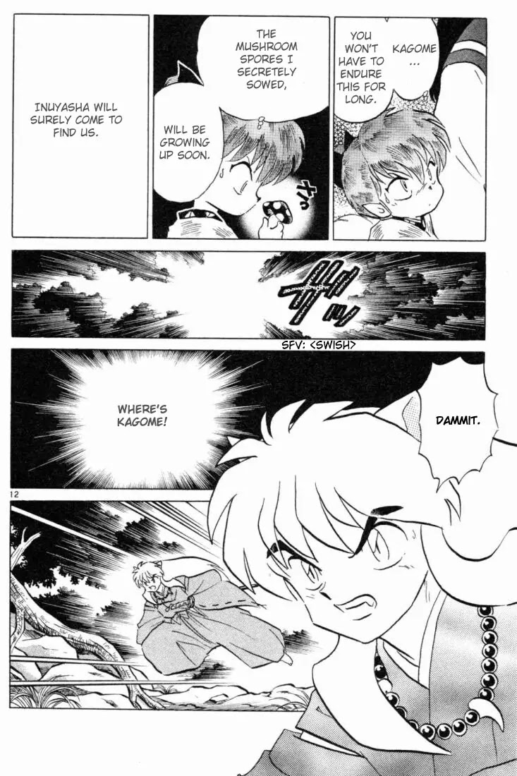 InuYasha Chapter 134 page 12 - Chapter 134: Cave of Wolves