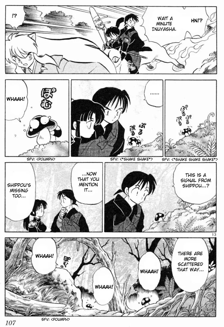 InuYasha Chapter 134 page 13 - Chapter 134: Cave of Wolves