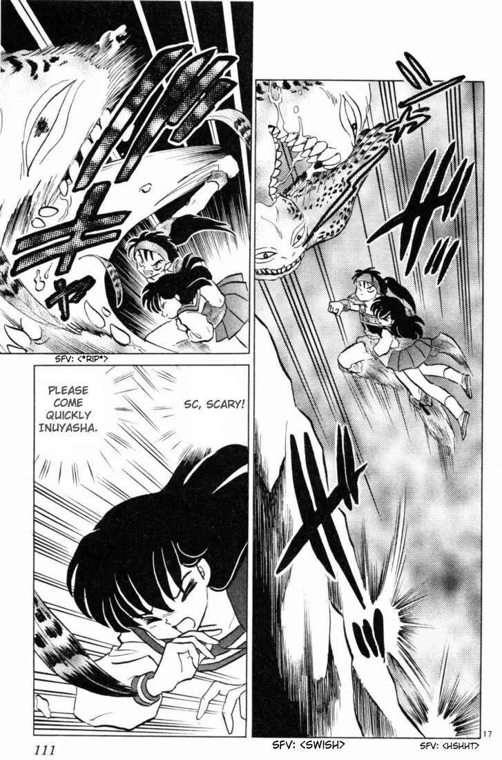 InuYasha Chapter 134 page 17 - Chapter 134: Cave of Wolves