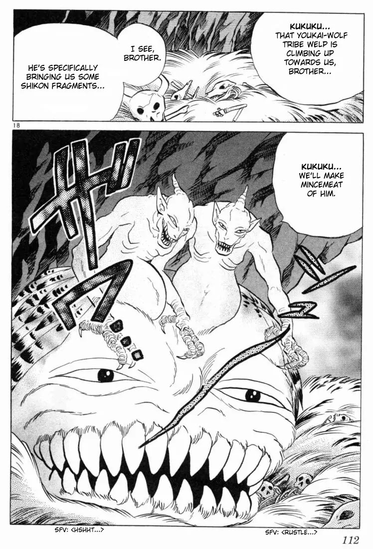 InuYasha Chapter 134 page 18 - Chapter 134: Cave of Wolves