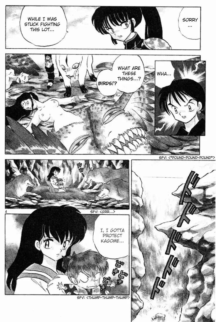 InuYasha Chapter 134 page 4 - Chapter 134: Cave of Wolves