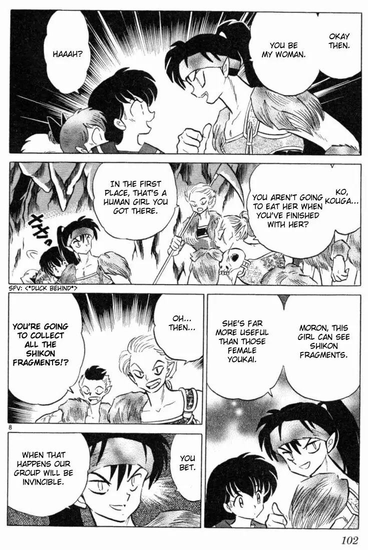 InuYasha Chapter 134 page 8 - Chapter 134: Cave of Wolves