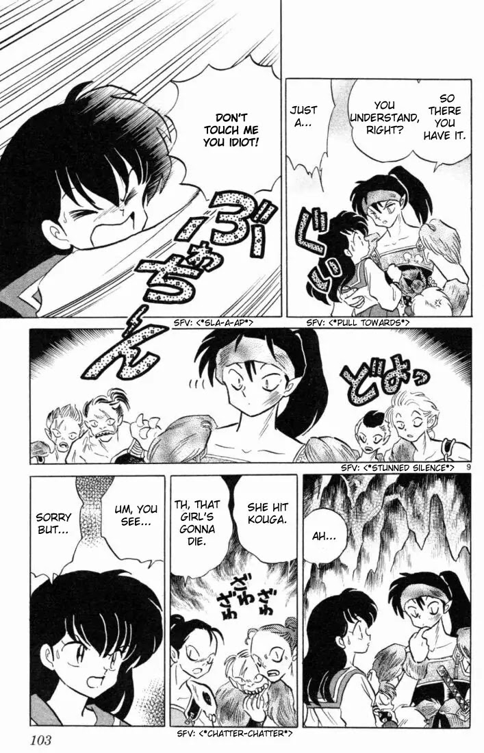 InuYasha Chapter 134 page 9 - Chapter 134: Cave of Wolves