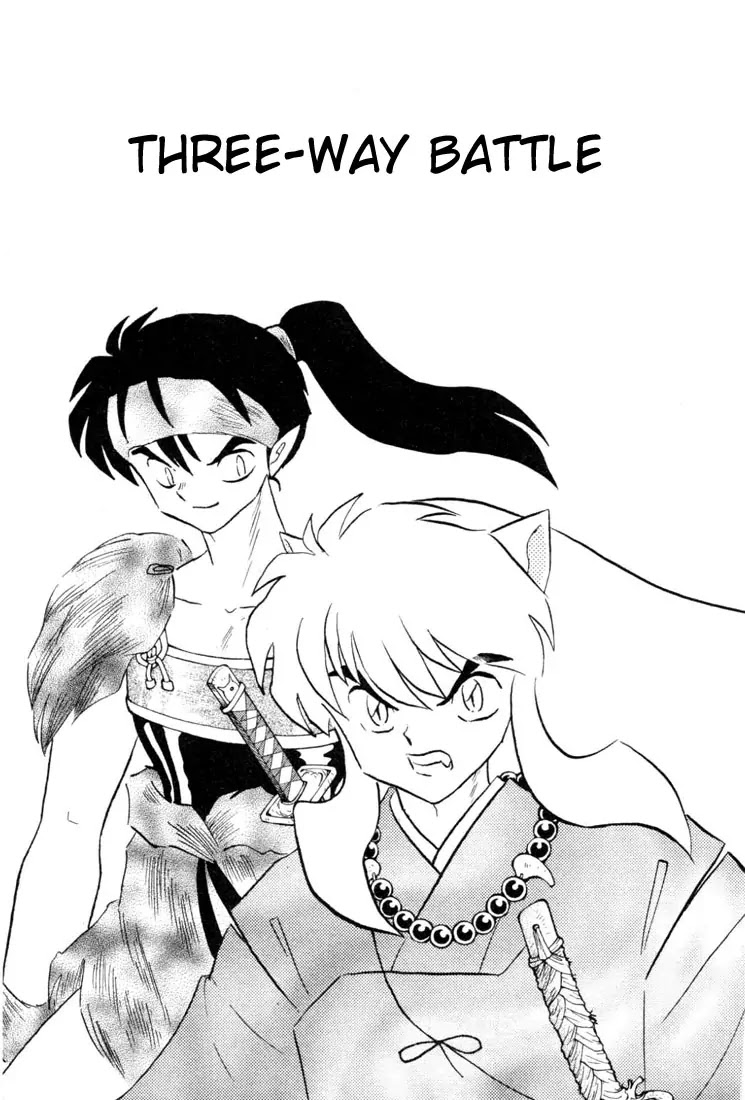 InuYasha Chapter 136 page 1 - Chapter 136: Three Way Battle