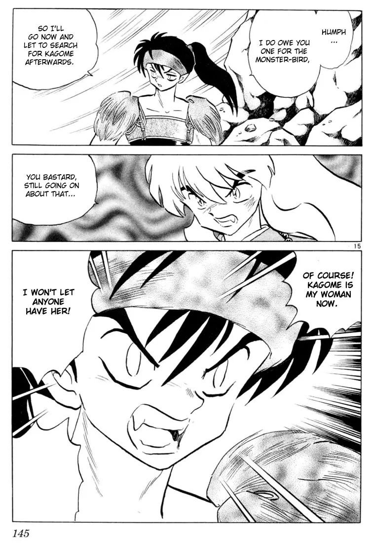 InuYasha Chapter 136 page 15 - Chapter 136: Three Way Battle