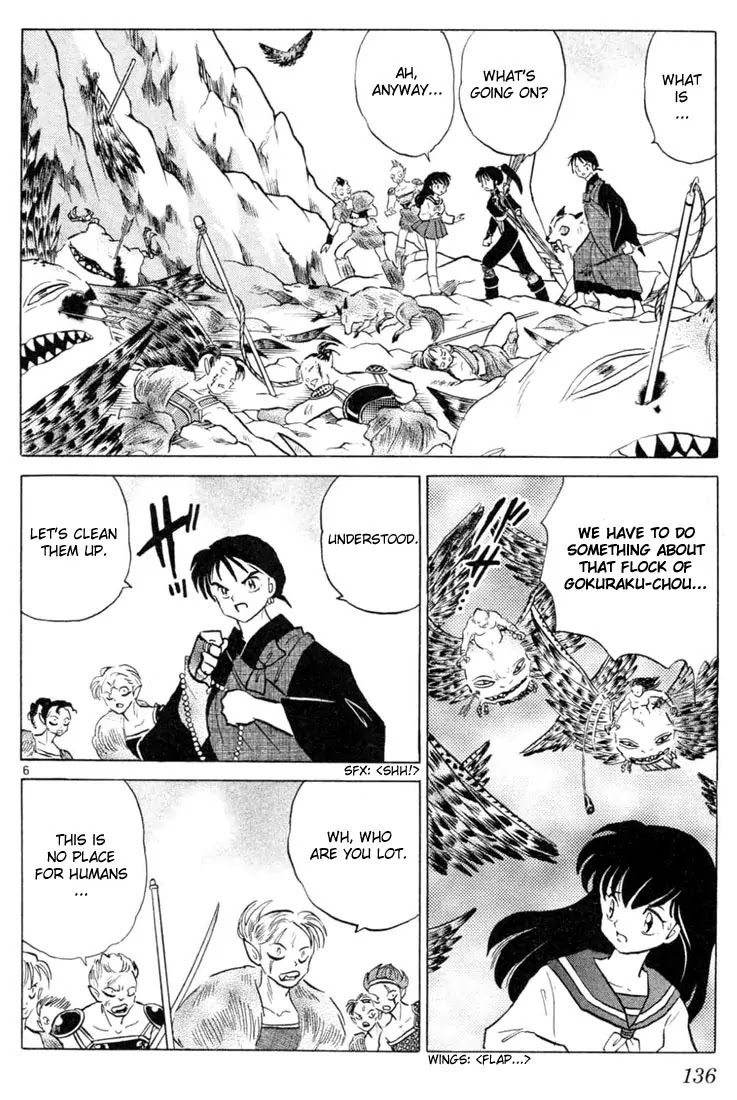 InuYasha Chapter 136 page 6 - Chapter 136: Three Way Battle
