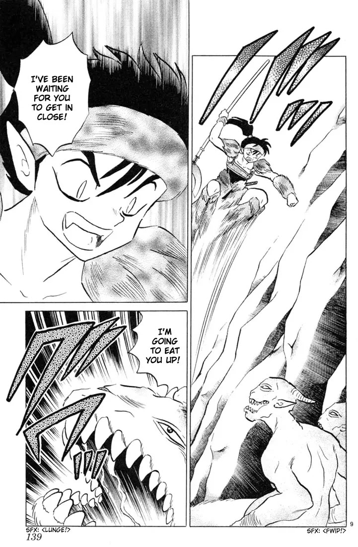 InuYasha Chapter 136 page 9 - Chapter 136: Three Way Battle