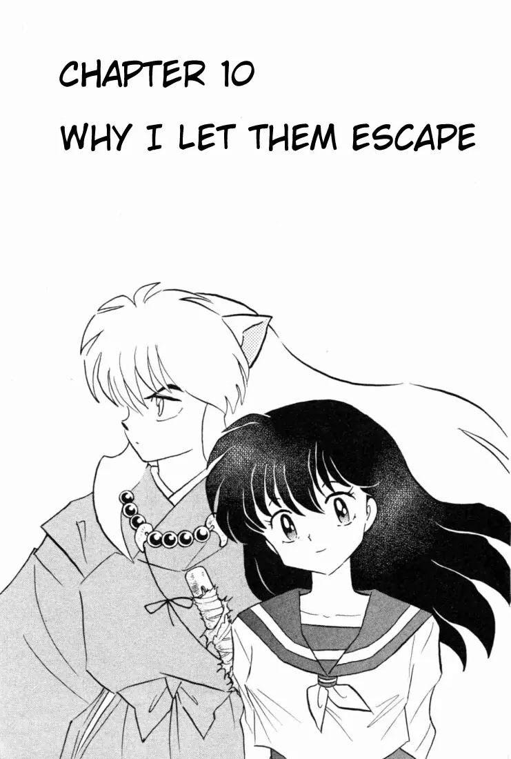 InuYasha Chapter 138 page 1 - Chapter 138: Why I Let Them Escape