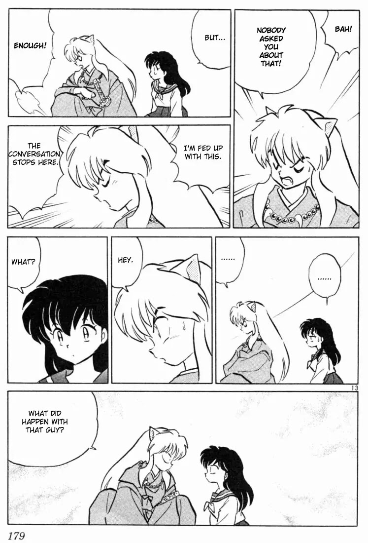 InuYasha Chapter 138 page 13 - Chapter 138: Why I Let Them Escape