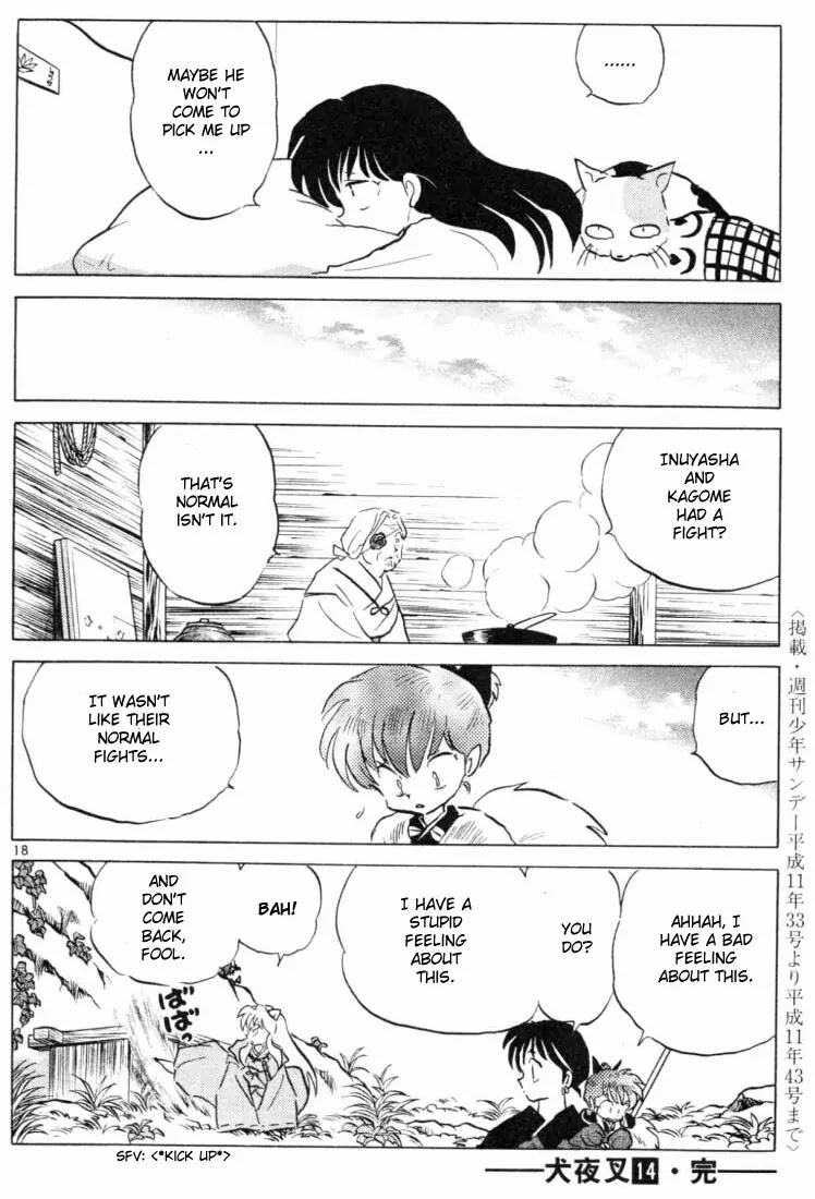 InuYasha Chapter 138 page 18 - Chapter 138: Why I Let Them Escape