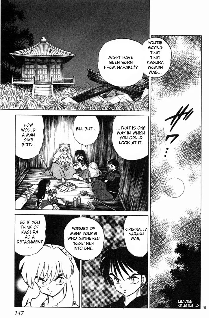 InuYasha Chapter 146 page 15 - Chapter 146: The Enigma of Kagura