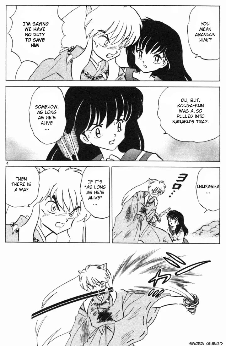 InuYasha Chapter 146 page 4 - Chapter 146: The Enigma of Kagura