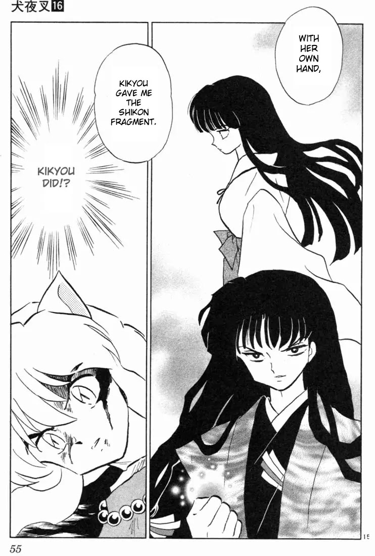 InuYasha Chapter 151 page 15 - Chapter 151: Shikon Light