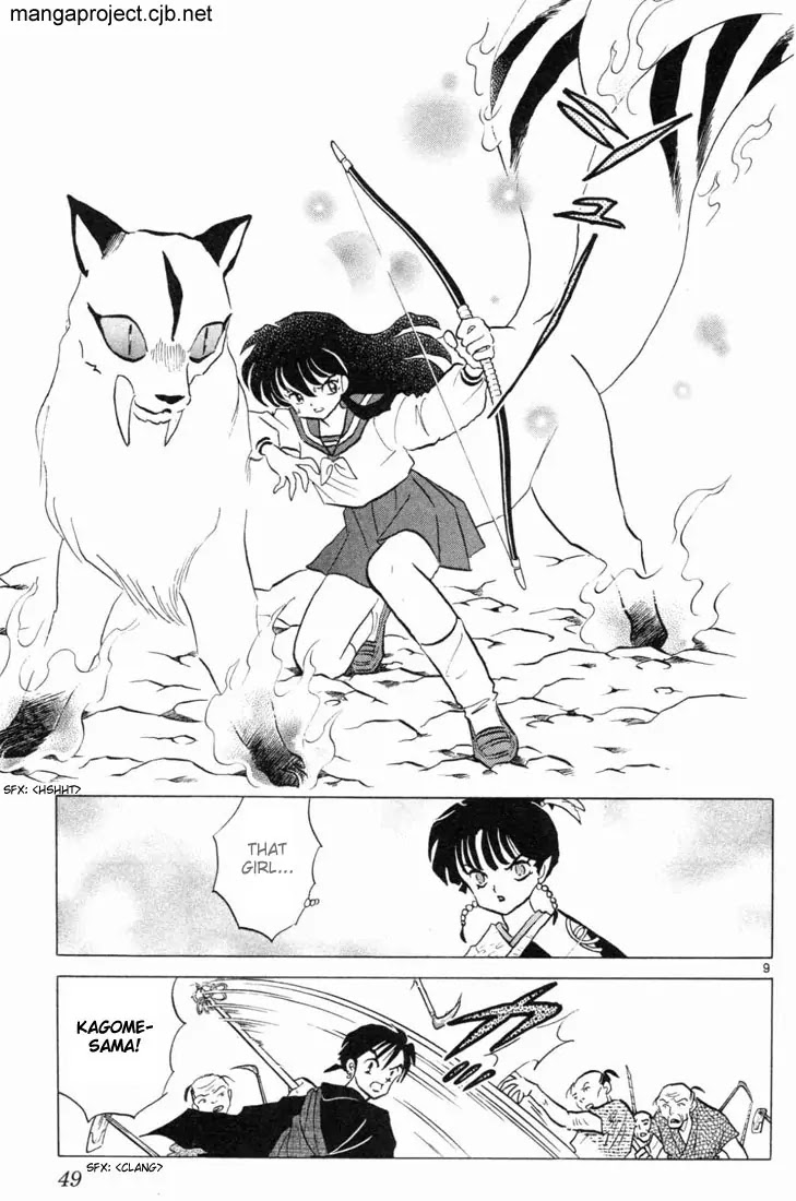 InuYasha Chapter 151 page 9 - Chapter 151: Shikon Light