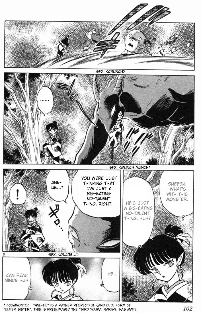InuYasha Chapter 154 page 8 - Chapter 154: The Third Youkai